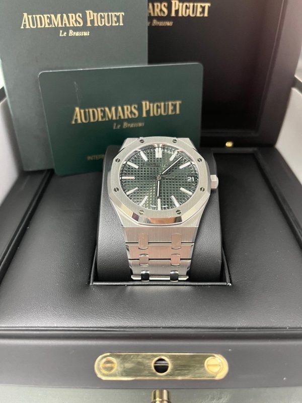 AS Piguet Royal Oak "50th Anniversary" Green Dial 15510ST.OO.1320ST.04 - Image 8