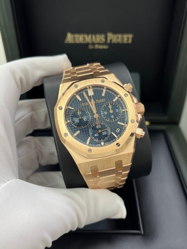 AS Piguet Royal Oak Chronograph 41 mm Blue Dial Ref. 26240OR.OO.1320OR.05 - Image 8