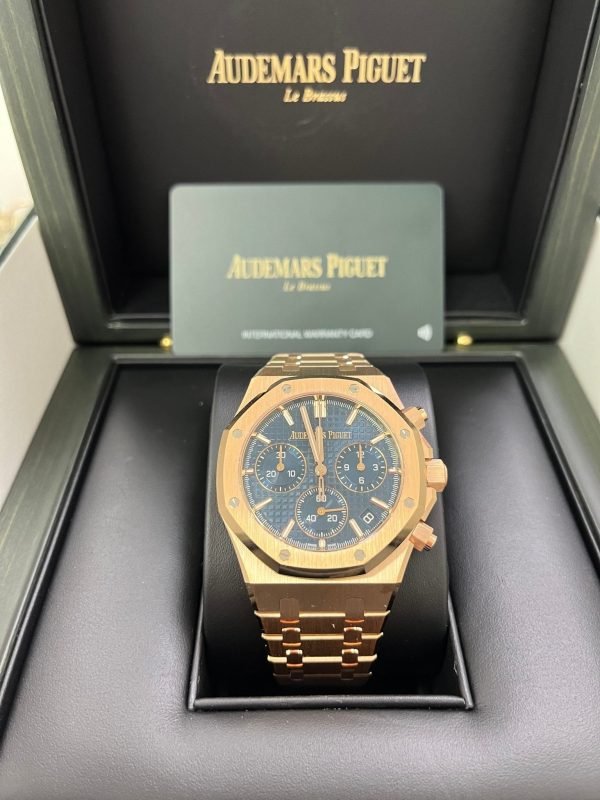 AS Piguet Royal Oak Chronograph 41 mm Blue Dial Ref. 26240OR.OO.1320OR.05 - Image 2