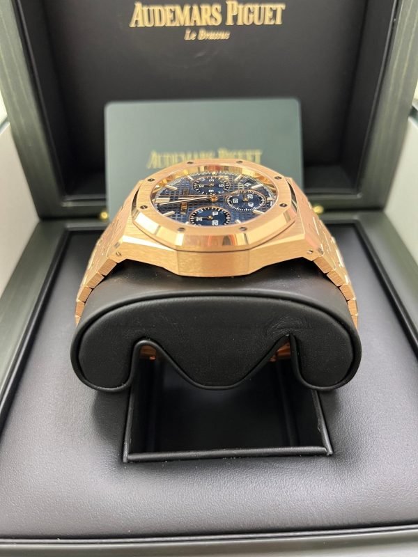 AS Piguet Royal Oak Chronograph 41 mm Blue Dial Ref. 26240OR.OO.1320OR.05 - Image 6