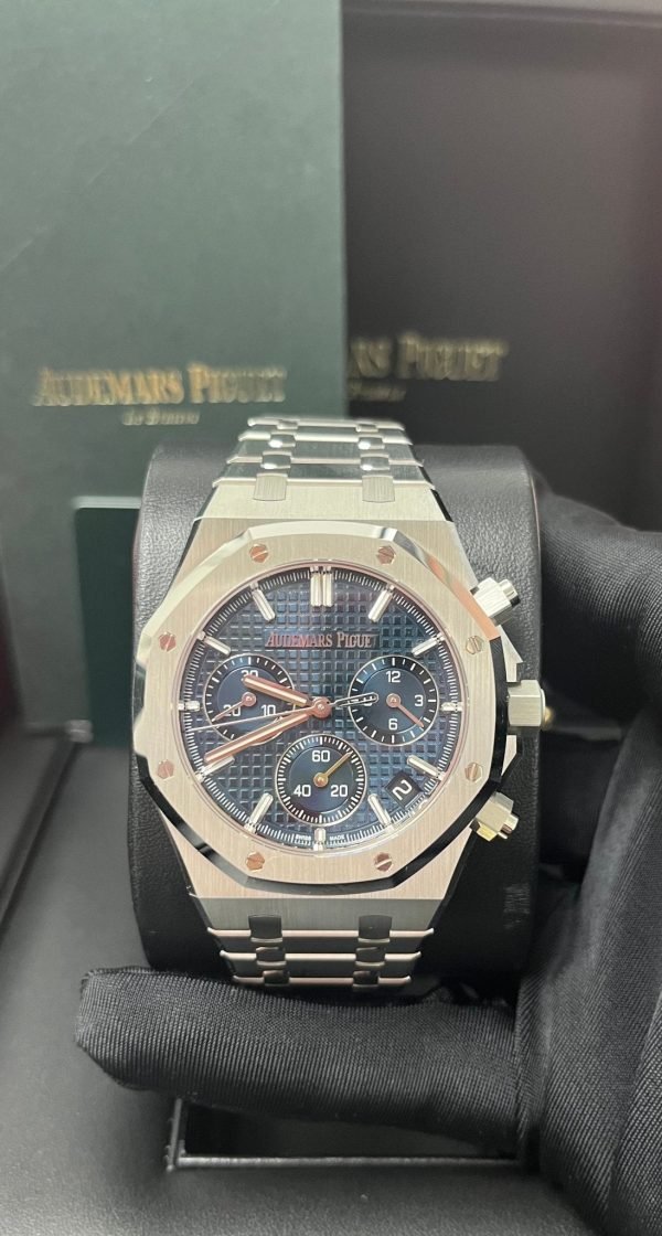 AS Piguet Royal Oak Chronograph Blue Index Dial 26240ST.OO.1320ST.05 - Image 14