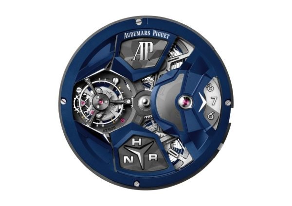 AS Piguet Royal Oak Concept Flying Tourbillon Gmt Titanium Skeleton Dial Rubber Reference # 26589IO.OO.D030CA.01 - Image 6