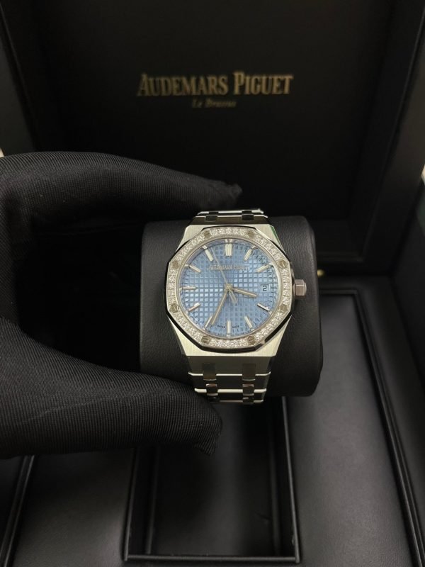 AS Piguet Royal Oak Selfwinding Ice Blue Dial 77451ST.ZZ.1361ST.03 - Image 5