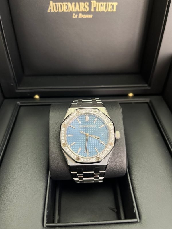 AS Piguet Royal Oak Selfwinding Ice Blue Dial 77451ST.ZZ.1361ST.03 - Image 13