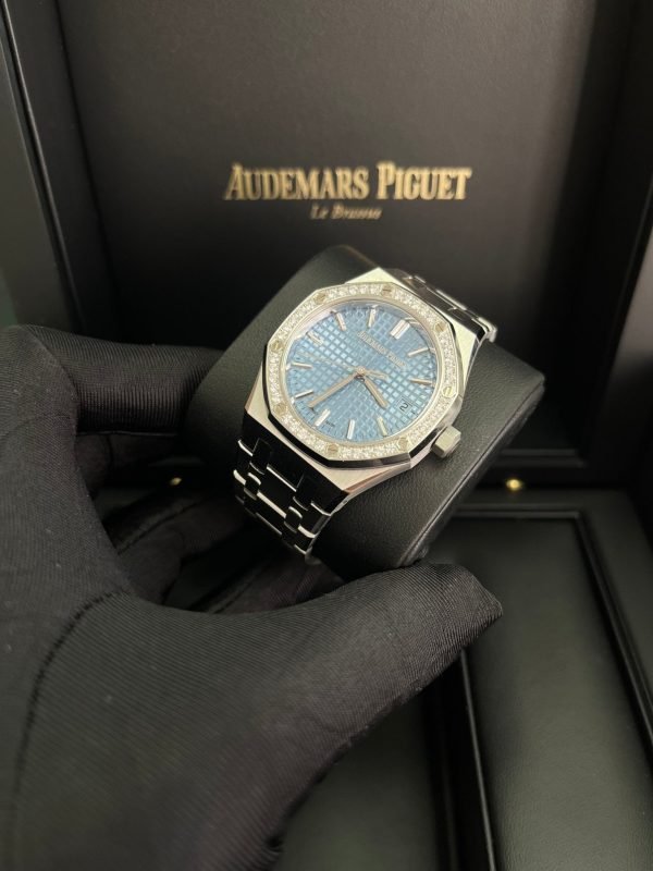 AS Piguet Royal Oak Selfwinding Ice Blue Dial 77451ST.ZZ.1361ST.03 - Image 10