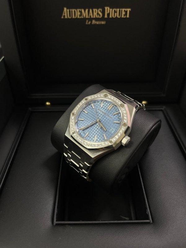 AS Piguet Royal Oak Selfwinding Ice Blue Dial 77451ST.ZZ.1361ST.03 - Image 4