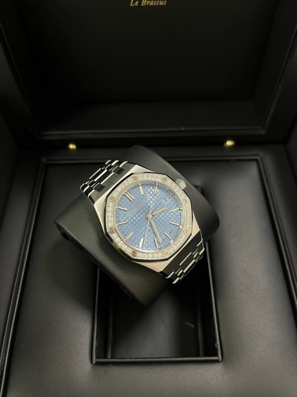 AS Piguet Royal Oak Selfwinding Ice Blue Dial 77451ST.ZZ.1361ST.03 - Image 3