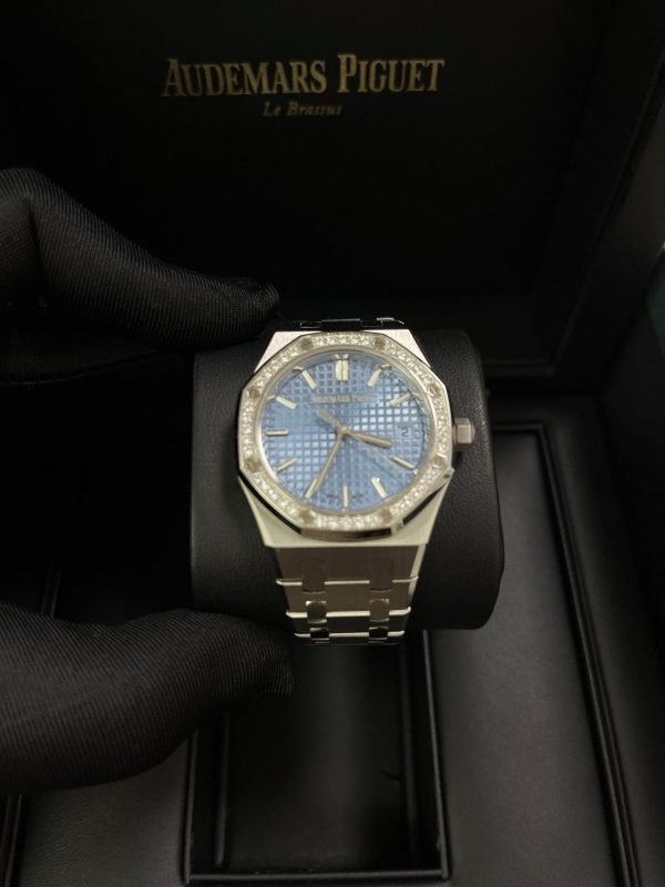 AS Piguet Royal Oak Selfwinding Ice Blue Dial 77451ST.ZZ.1361ST.03 - Image 8