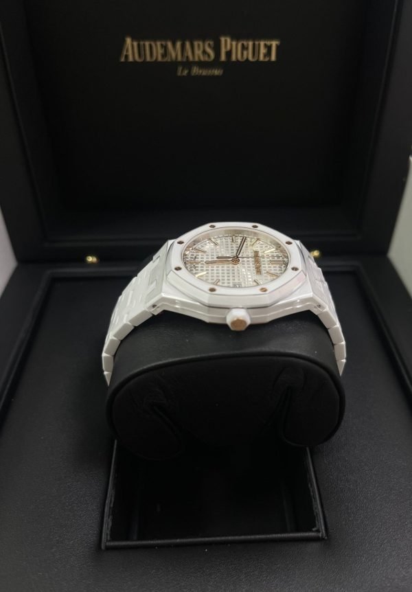 AS Piguet Royal Oak Selfwinding White Ceramic 77350CB.OO.1266CB.01 - Image 4