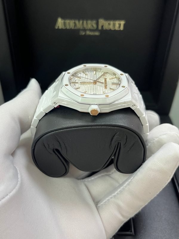 AS Piguet Royal Oak Selfwinding White Ceramic 77350CB.OO.1266CB.01 - Image 15