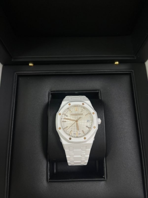 AS Piguet Royal Oak Selfwinding White Ceramic 77350CB.OO.1266CB.01 - Image 6