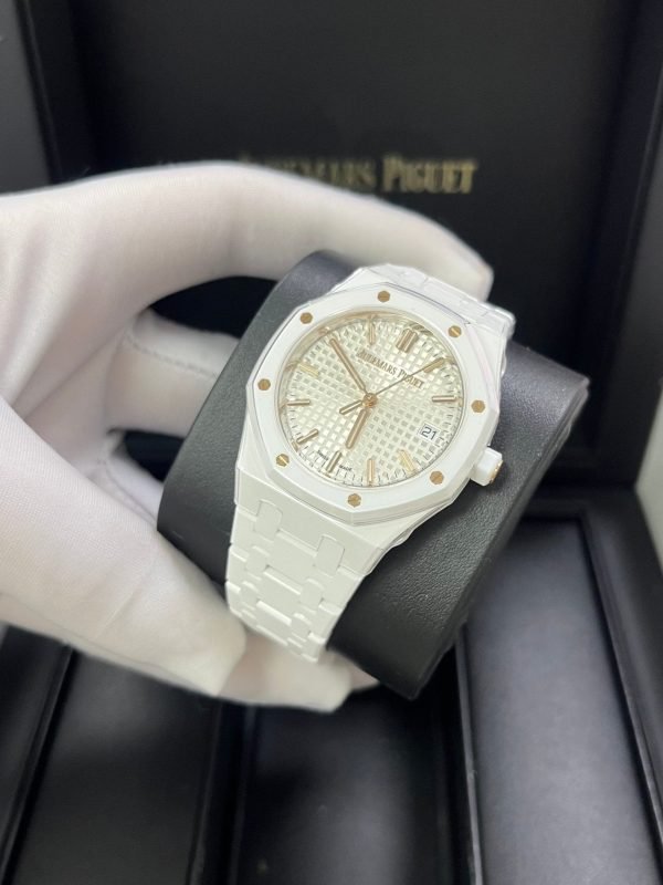 AS Piguet Royal Oak Selfwinding White Ceramic 77350CB.OO.1266CB.01 - Image 12