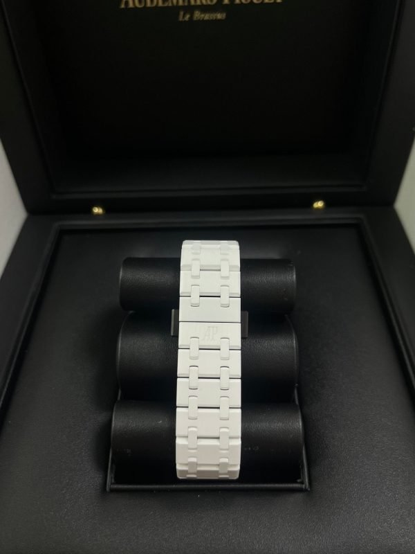 AS Piguet Royal Oak Selfwinding White Ceramic 77350CB.OO.1266CB.01 - Image 3