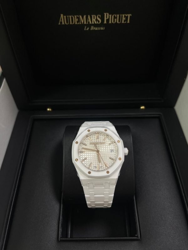 AS Piguet Royal Oak Selfwinding White Ceramic 77350CB.OO.1266CB.01 - Image 2