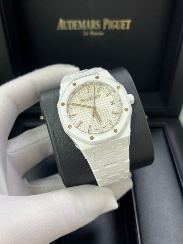 AS Piguet Royal Oak Selfwinding White Ceramic 77350CB.OO.1266CB.01 - Image 7