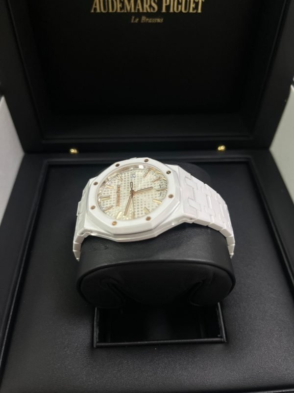 AS Piguet Royal Oak Selfwinding White Ceramic 77350CB.OO.1266CB.01 - Image 5