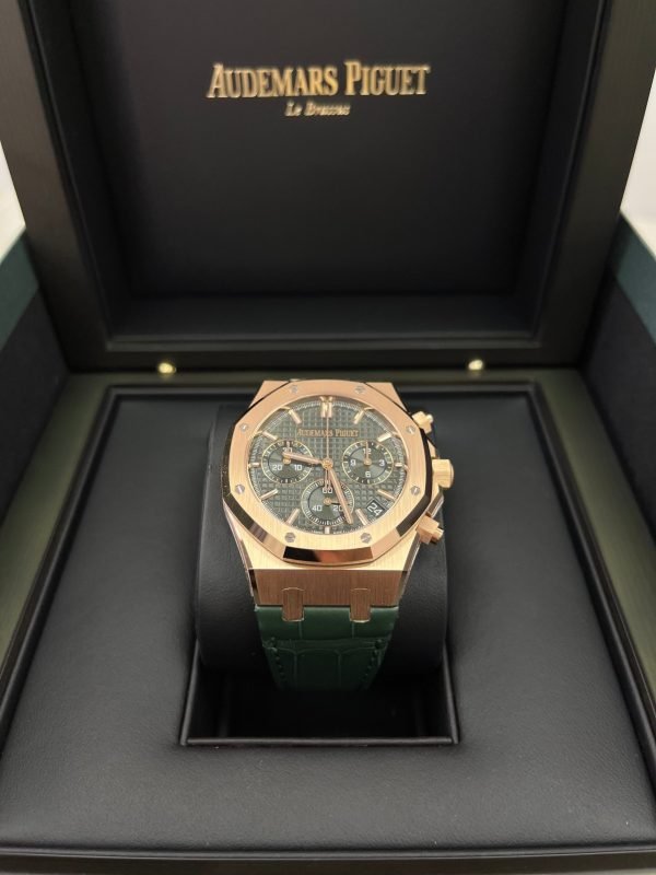 AS Piguet Royal Oak Chronograph Green Dial 26240OR.OO.D404CR.02 - Image 12