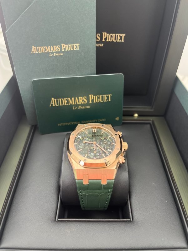 AS Piguet Royal Oak Chronograph Green Dial 26240OR.OO.D404CR.02 - Image 4