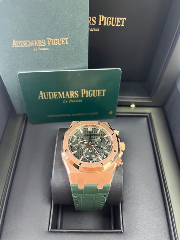 AS Piguet Royal Oak Chronograph Green Dial 26240OR.OO.D404CR.02 - Image 8