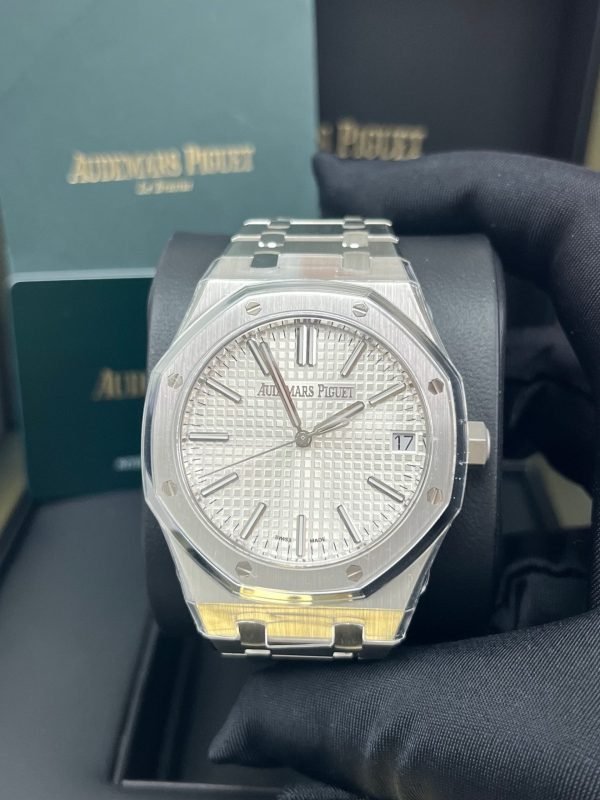 AS Piguet Royal Oak Selfwinding White Dial 41mm Ref. 15510ST.OO.1320ST.08 - Image 3