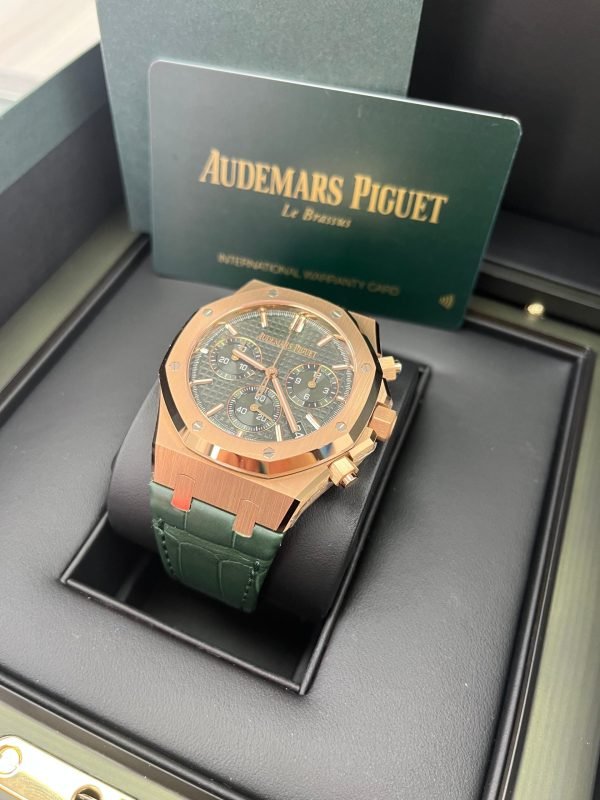 AS Piguet Royal Oak Chronograph Green Dial 26240OR.OO.D404CR.02 - Image 6