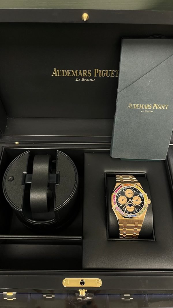 AS Piguet ROYAL OAK Perpetual Calendar Rose Gold Rainbow Limited 20 pieces (Reference 266140) - Image 2