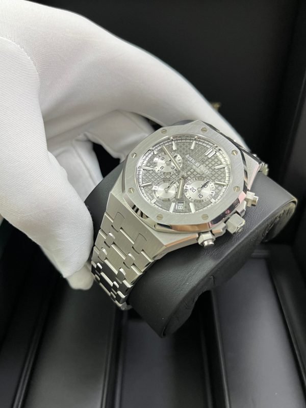 AS Piguet Royal Oak Selfwinding Stainless Steel Grey Dial & Silver Sub-Dials (Ref# 26315ST.OO.1256ST.02) - Image 10