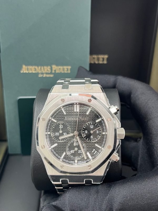 AS Piguet Royal Oak Selfwinding Chronograph Steel Black Dial 41mm Reference 26240ST.OO.1320ST.06 - Image 3