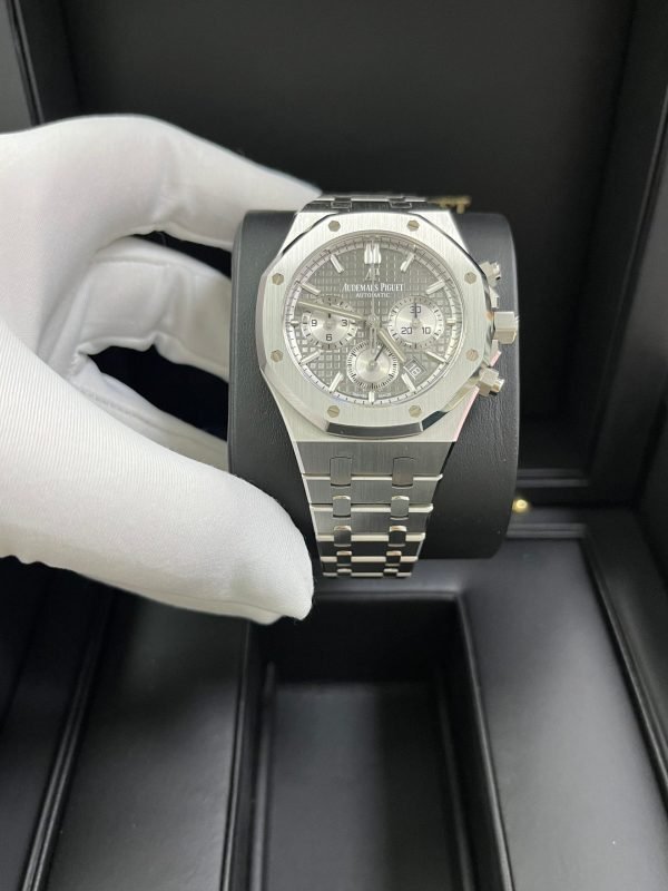 AS Piguet Royal Oak Selfwinding Stainless Steel Grey Dial & Silver Sub-Dials (Ref# 26315ST.OO.1256ST.02) - Image 12