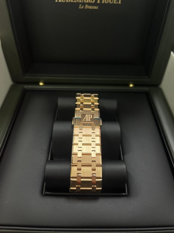 AS Piguet Royal Oak Rose Gold 41mm New 2023 Black Dial 15510OR.OO.1320OR.04 - Image 7