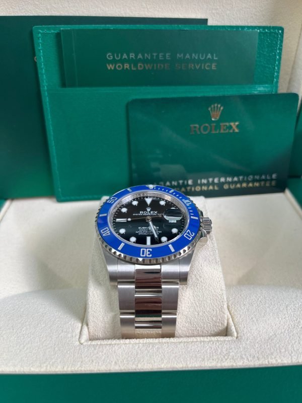 R White Gold Submariner Date Watch - The Blueberry - Blue Bezel - Black Dial (Ref # 126619LB) - Image 5