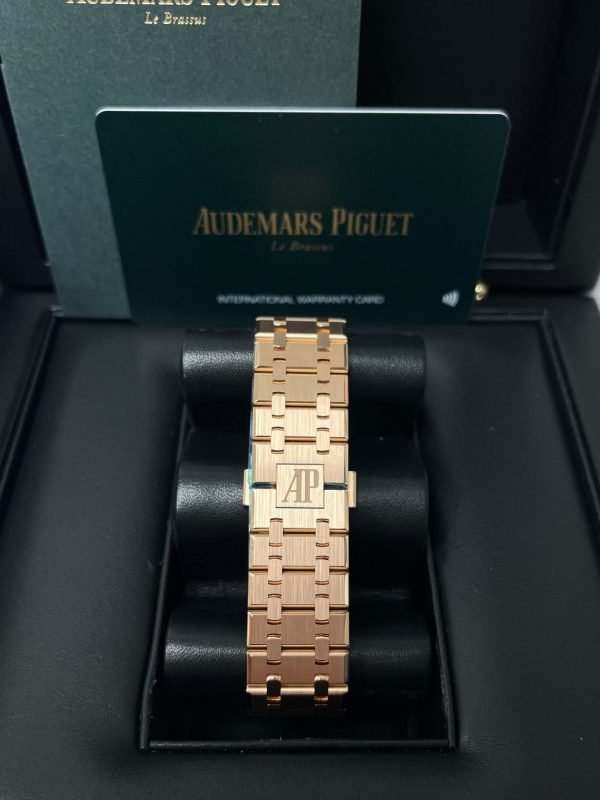 AS Piguet Royal Oak Selfwinding 2023 Release ROYAL OAK SELFWINDING Rose Gold Blue Dial 41mm 15510OR.OO.1320OR.03 - Image 3