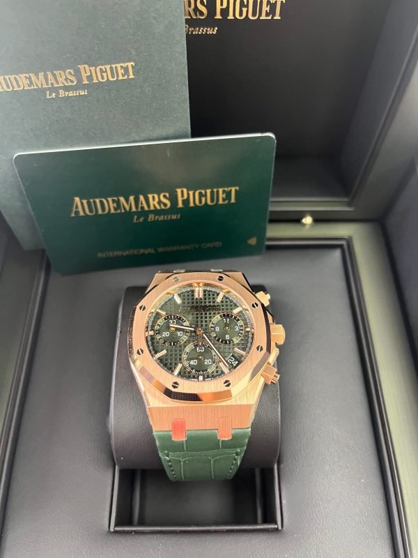 AS Piguet Royal Oak Chronograph Green Dial 26240OR.OO.D404CR.02 - Image 9