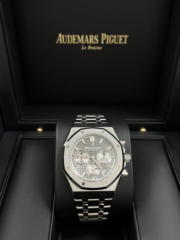 AS Piguet Royal Oak Selfwinding Stainless Steel Grey Dial & Silver Sub-Dials (Ref# 26315ST.OO.1256ST.02) - Image 8