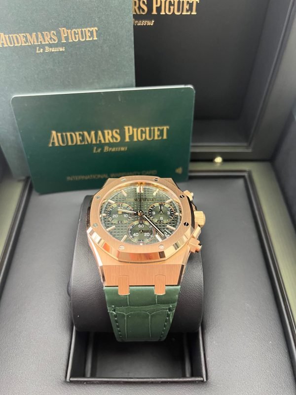 AS Piguet Royal Oak Chronograph Green Dial 26240OR.OO.D404CR.02 - Image 10