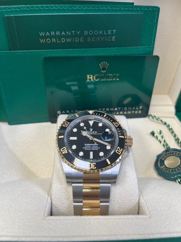 R Submariner Two-Tone Stainless Steel & Yellow Gold - Black Dial Ceramic Bezel (Ref# 126613LN) - Image 2