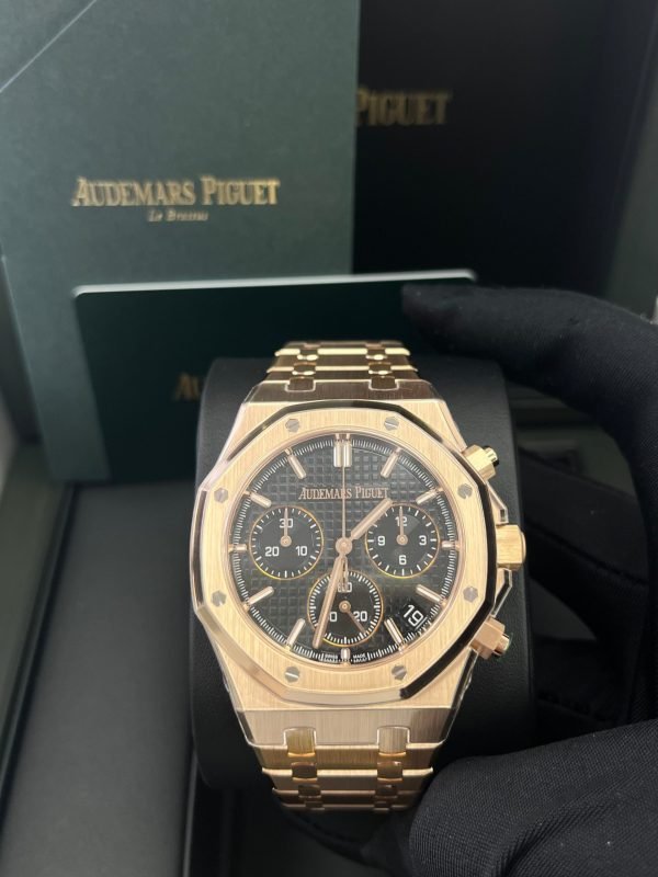 AS Piguet Royal Oak Chronograph Black dial 26240OR.OO.1320OR.06 - Image 9