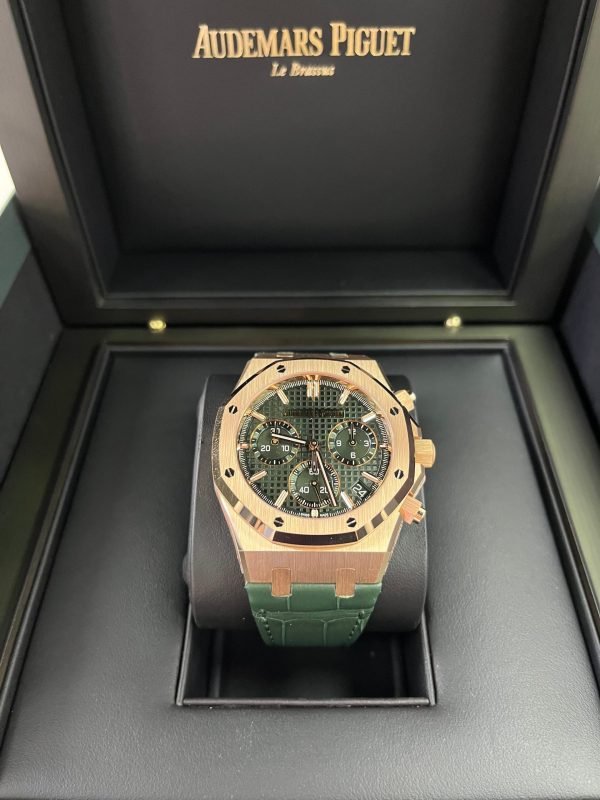 AS Piguet Royal Oak Chronograph Green Dial 26240OR.OO.D404CR.02 - Image 13