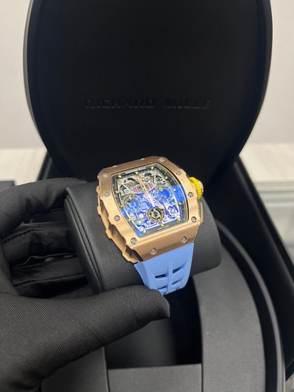 Richard Mille RM 011 11-03 Full Rose Gold Skeleton Dial - Image 8