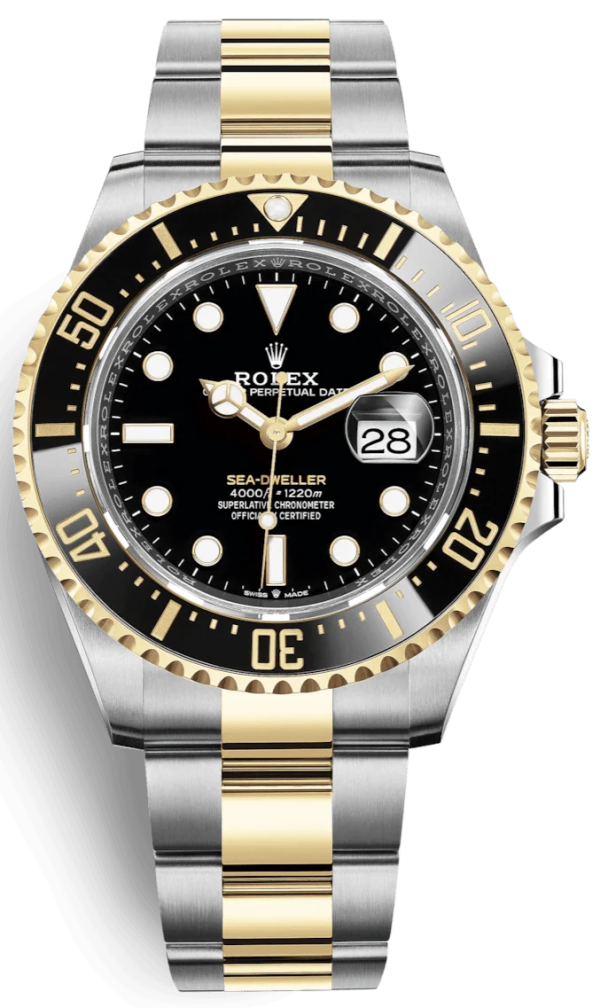 R Sea-Dweller 43mm Two-Tone Yellow Gold & Steel Rolesor Case - Oyster Bracelet (Ref# 126603)