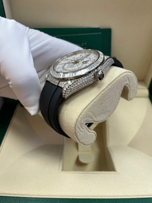 R Sky-Dweller Meteorite Diamonds Baguette Dial Factory Diamonds 336259TBR - Image 12