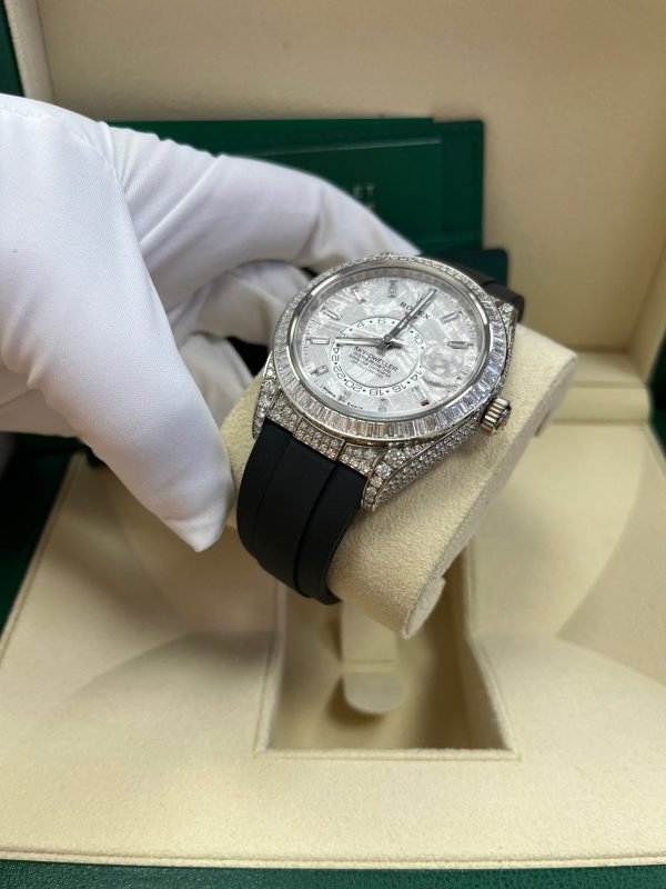 R Sky-Dweller Meteorite Diamonds Baguette Dial Factory Diamonds 336259TBR - Image 10