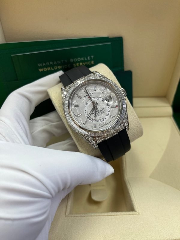 R Sky-Dweller Meteorite Diamonds Baguette Dial Factory Diamonds 336259TBR - Image 8