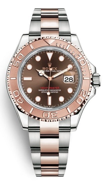 R Steel and Everose Gold Rolesor Yacht-Master 40 Watch Brown Dial (Ref #126621)