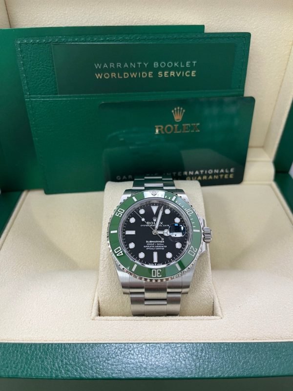 R Submariner Date 41mm Black Dial NEW RELEASE 2023 Kermit MKII Bezel 126610LV - Image 3