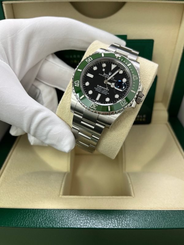 R Submariner Date 41mm Black Dial NEW RELEASE 2023 Kermit MKII Bezel 126610LV - Image 9