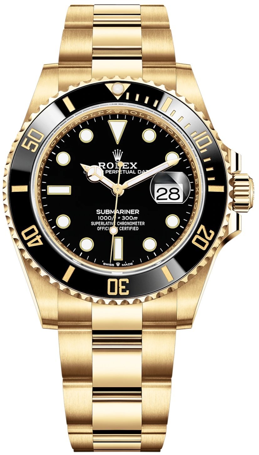 R Yellow Gold Submariner Date Watch – Black Dial (Ref # 126618LN)