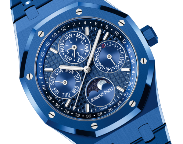 AS Piguet Royal Oak Perpetual Calendar Blue Ceramic Ref # 26579CS.OO.1225CS.01 - Image 2